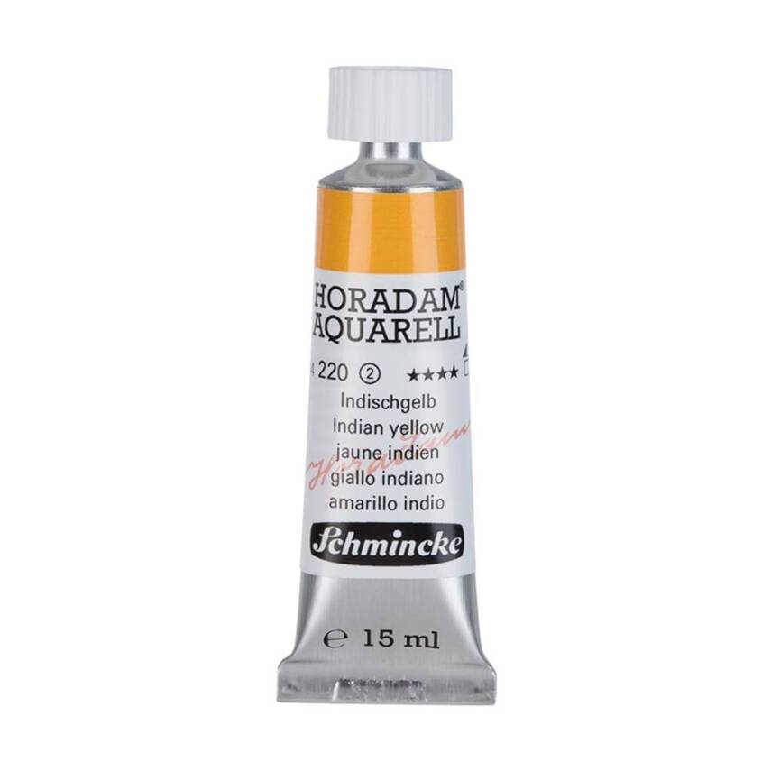 Schmincke Horadam Aquarell Artist Watercolor 15 ml Tube Series 2 220 Indian Yellow - 1