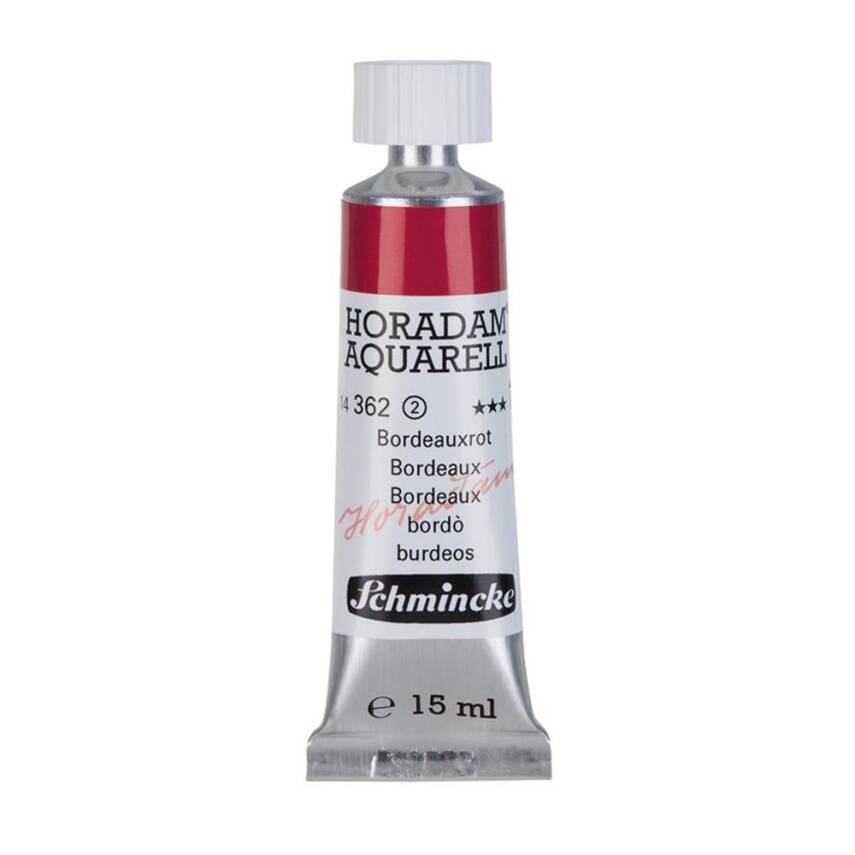 Schmincke Horadam Aquarell Artist Watercolor 15 ml Tube Series 2 362 Bordeaux - 1