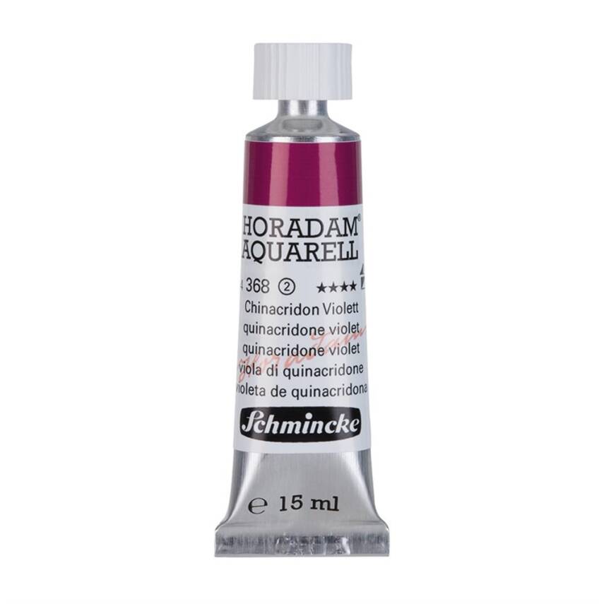 Schmincke Horadam Aquarell Artist Watercolor 15 ml Tube Series 2 368 Quinacridone Violet - 1