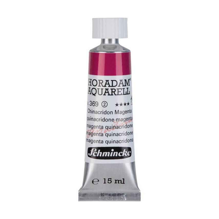 Schmincke Horadam Aquarell Artist Watercolor 15 ml Tube Series 2 369 Quinacridone Magenta - 1