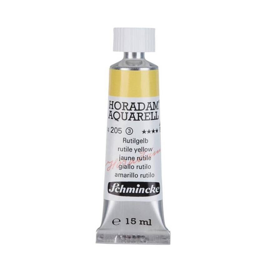 Schmincke Horadam Aquarell Artist Watercolor 15 ml Tube Series 3 205 Rutile Yellow - 1