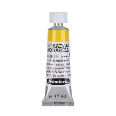 Schmincke Horadam Aquarell Artist Watercolor 15 ml Tube Series 3 225 Cadmium Yellow Middle