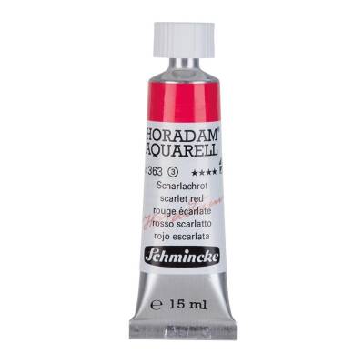 Schmincke Horadam Aquarell Artist Watercolor 15 ml Tube Series 3 363 Scarlet Red