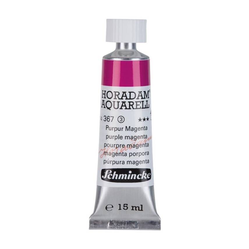 Schmincke Horadam Aquarell Artist Watercolor 15 ml Tube Series 3 367 Purple Magenta - 1