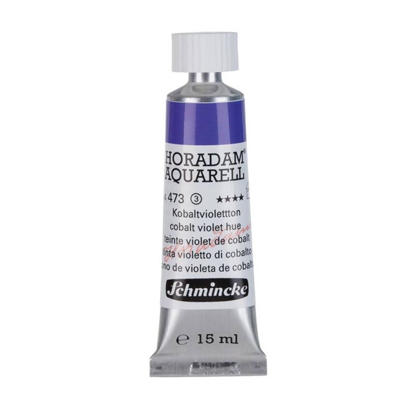 Schmincke Horadam Aquarell Artist Watercolor 15 ml Tube Series 3 473 Cobalt Violet Hue - 1