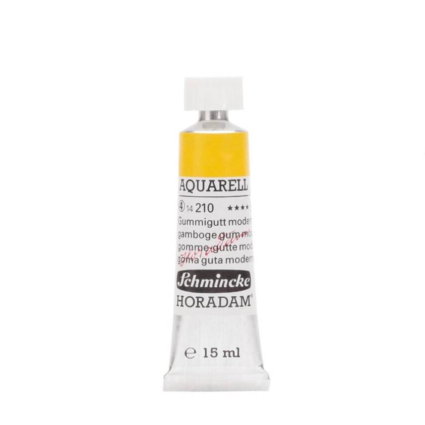 Schmincke Horadam Aquarell Artist Watercolor 15 ml Tube Series 4 210 Gamboge Gum Modern - 1