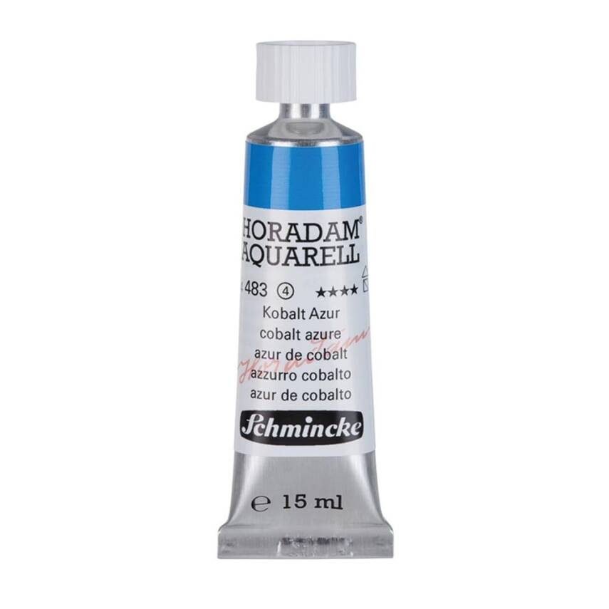 Schmincke Horadam Aquarell Artist Watercolor 15 ml Tube Series 4 483 Cobalt Azure - 1