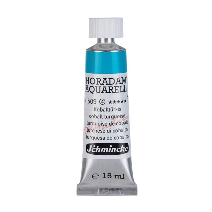 Schmincke Horadam Aquarell Artist Watercolor 15 ml Tube Series 4 509 Cobalt Turquoise - 1