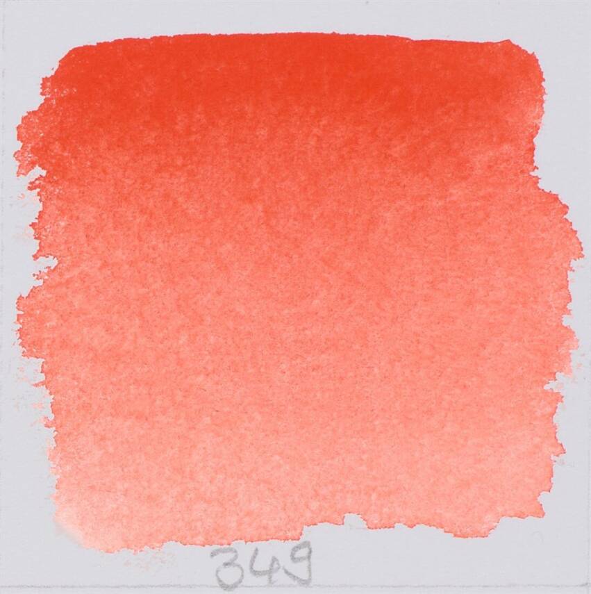 Schmincke Horadam Aquarell Artist Watercolor Cadmium Red Light 1/2 Tab. - 2