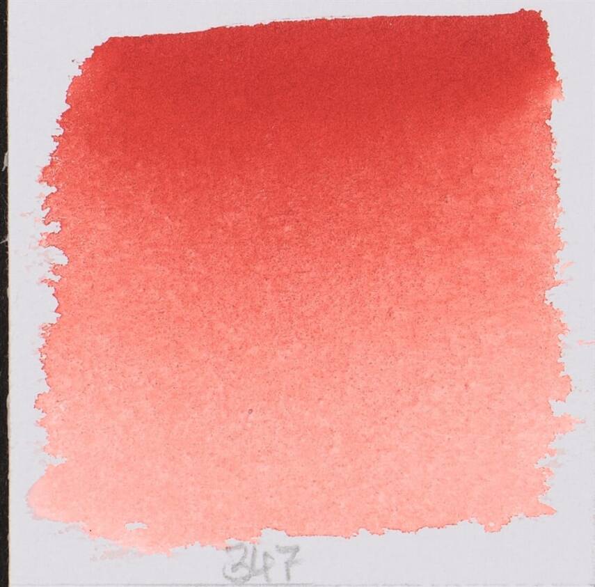 Schmincke Horadam Aquarell Artist Watercolor Cadmium Red Middle 1/2 Tab. - 2