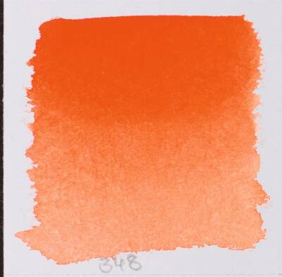 Schmincke Horadam Aquarell Artist Watercolor Cadmium Red Orange 1/2 Tab.