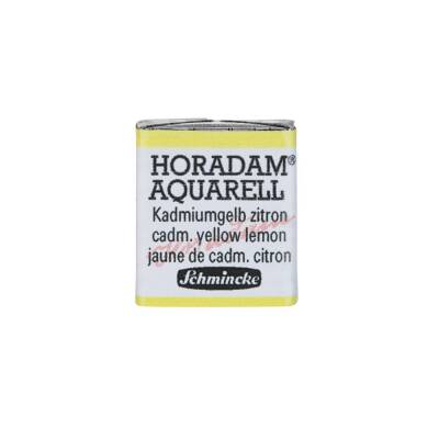 Schmincke Horadam Aquarell Artist Watercolor Cadmium Yellow Lemon 1/2 Tab.