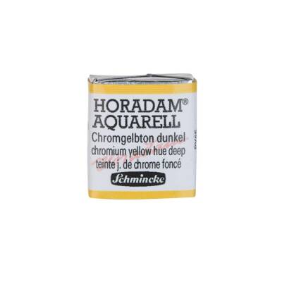 Schmincke Horadam Aquarell Artist Watercolor Chrome Yellow Deep, No Lead 1/2 Tab.