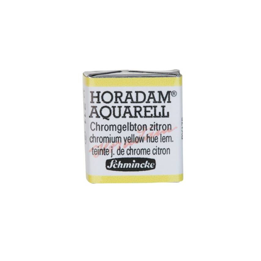 Schmincke Horadam Aquarell Artist Watercolor Chrome Yellow Lemon, No Lead 1/2 Tab. - 1