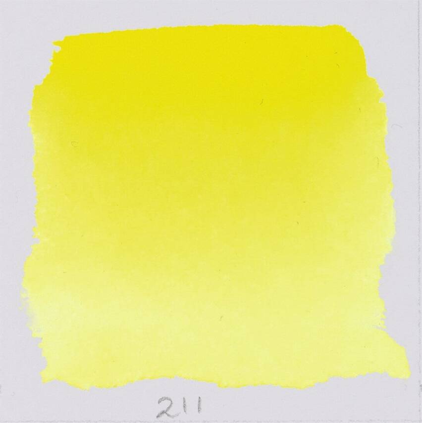 Schmincke Horadam Aquarell Artist Watercolor Chrome Yellow Lemon, No Lead 1/2 Tab. - 2