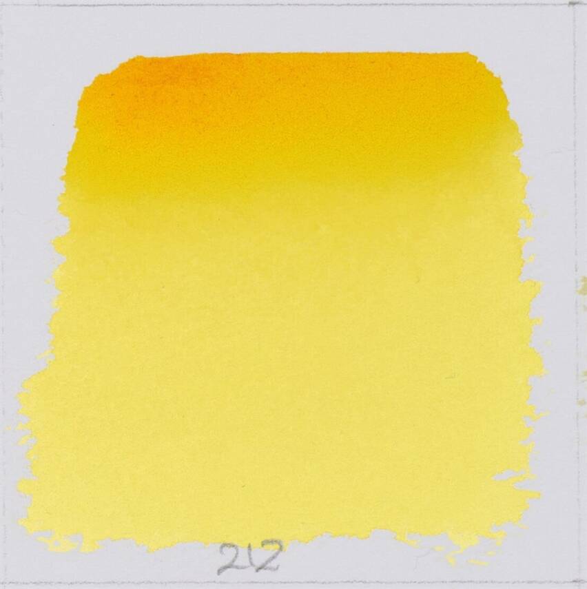 Schmincke Horadam Aquarell Artist Watercolor Chrome Yellow Light, No Lead 1/2 Tab. - 2