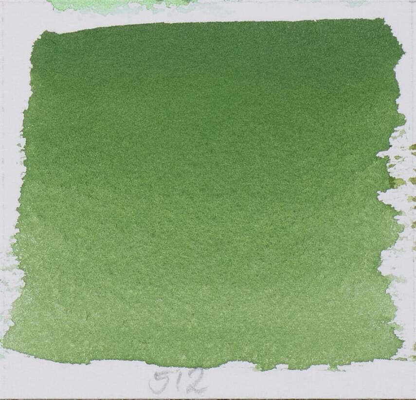 Schmincke Horadam Aquarell Artist Watercolor Chromium Oxide Green 1/2 Tab. - 2