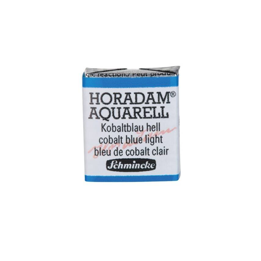 Schmincke Horadam Aquarell Artist Watercolor Cobalt Blue Light 1/2 Tab. - 1