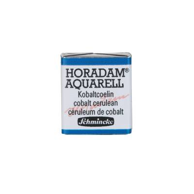 Schmincke Horadam Aquarell Artist Watercolor Cobalt Cerulean 1/2 Tab.