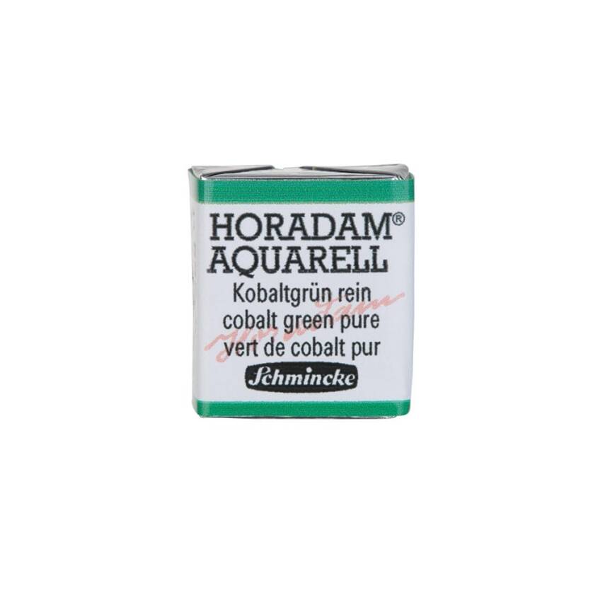 Schmincke Horadam Aquarell Artist Watercolor Cobalt Green Pure 1/2 Tab. - 1