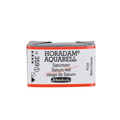 Schmincke Horadam Aquarell Artist Watercolor Full Pan Series 1 359 Satrurn Red