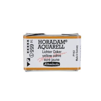 Schmincke Horadam Aquarell Artist Watercolor Full Pan Series 1 655 Yellow Ocher