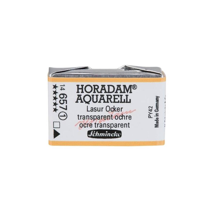 Schmincke Horadam Aquarell Artist Watercolor Full Pan Series 1 657 Transparent Ochre - 1
