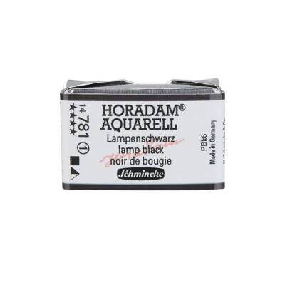Schmincke Horadam Aquarell Artist Watercolor Full Pan Series 1 781 Lamp Black