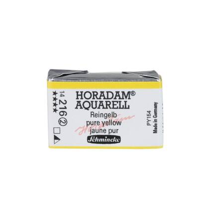 Schmincke Horadam Aquarell Artist Watercolor Full Pan Series 2 216 Pure Yellow