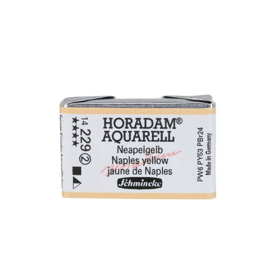 Schmincke Horadam Aquarell Artist Watercolor Full Pan Series 2 229 Naples Yellow - 1
