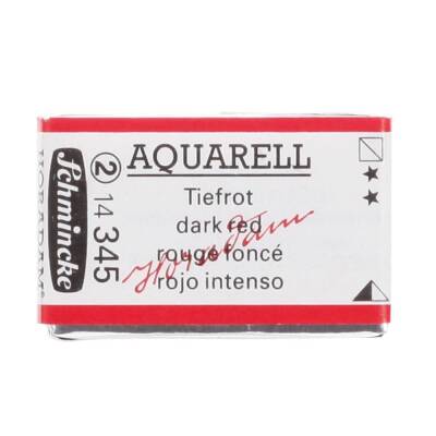 Schmincke Horadam Aquarell Artist Watercolor Full Pan Series 2 345 Dark Red