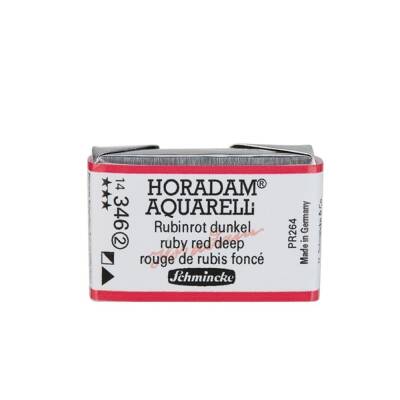 Schmincke Horadam Aquarell Artist Watercolor Full Pan Series 2 346 Rubby Red Deep