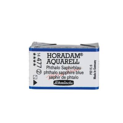 Schmincke Horadam Aquarell Artist Watercolor Full Pan Series 2 477 Phthalo Sapphire Blue