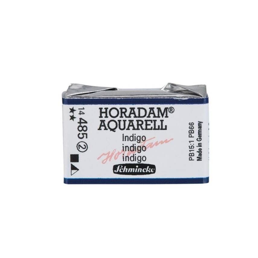 Schmincke Horadam Aquarell Artist Watercolor Full Pan Series 2 485 Indigo - 1