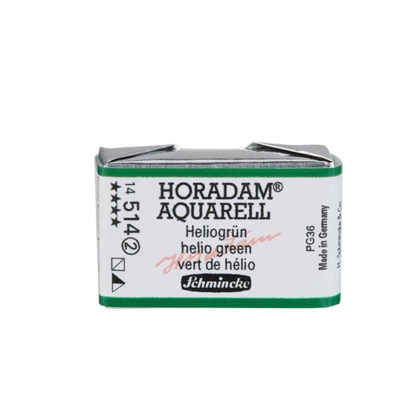 Schmincke Horadam Aquarell Artist Watercolor Full Pan Series 2 514 Helio Green - 1