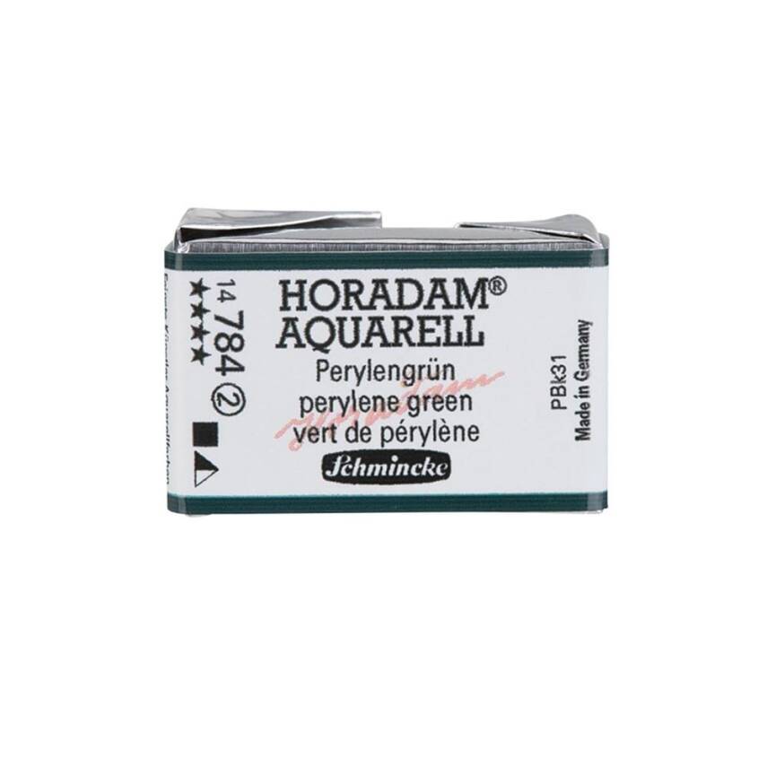 Schmincke Horadam Aquarell Artist Watercolor Full Pan Series 2 784 Perylene Green - 1