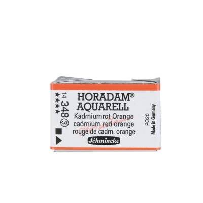 Schmincke Horadam Aquarell Artist Watercolor Full Pan Series 3 348 Cadmium Red Orange