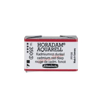 Schmincke Horadam Aquarell Artist Watercolor Full Pan Series 3 350 Cadmium Red Deep