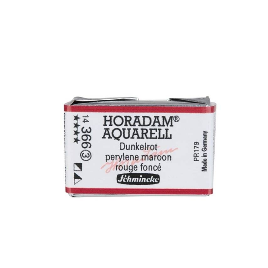 Schmincke Horadam Aquarell Artist Watercolor Full Pan Series 3 366 Deep Red - 1