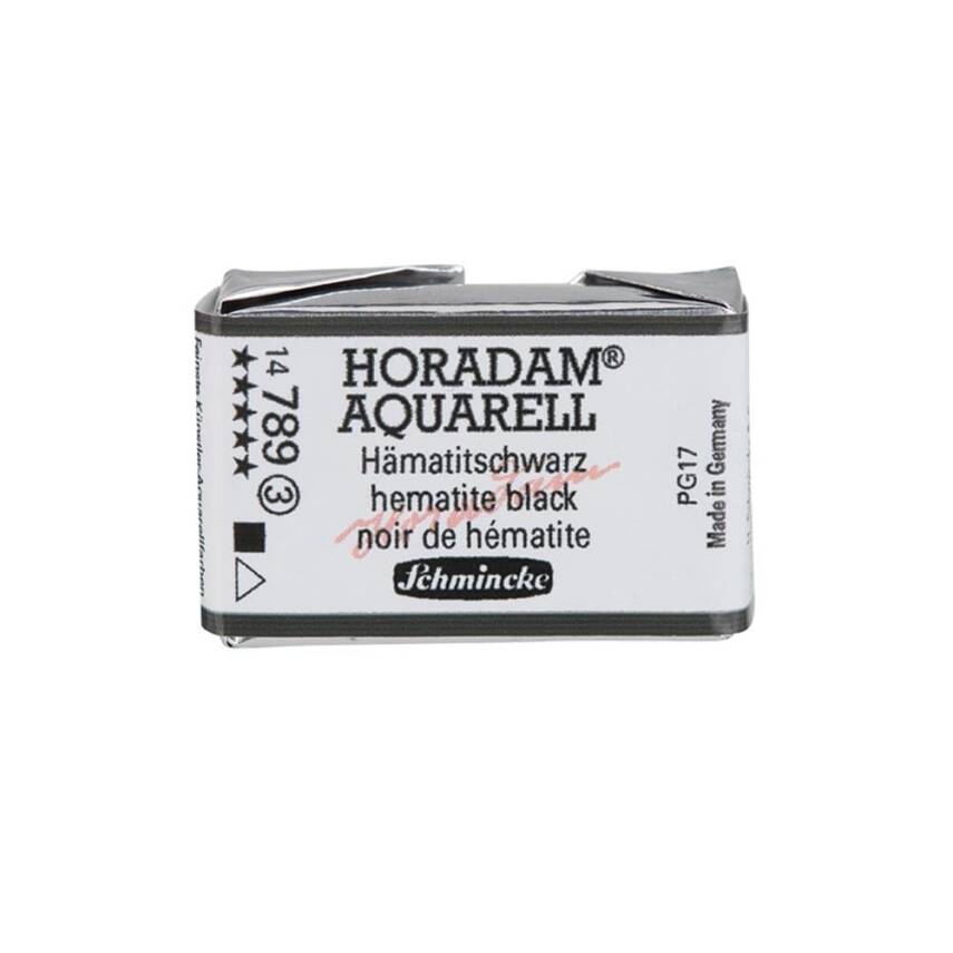 Schmincke Horadam Aquarell Artist Watercolor Full Pan Series 3 789 Hematite Black - 1