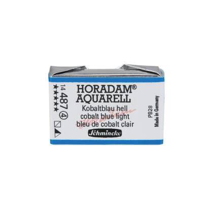 Schmincke Horadam Aquarell Artist Watercolor Full Pan Series 4 487 Cobalt Blue Light