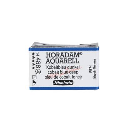 Schmincke Horadam Aquarell Artist Watercolor Full Pan Series 4 488 Cobalt Blue Deep
