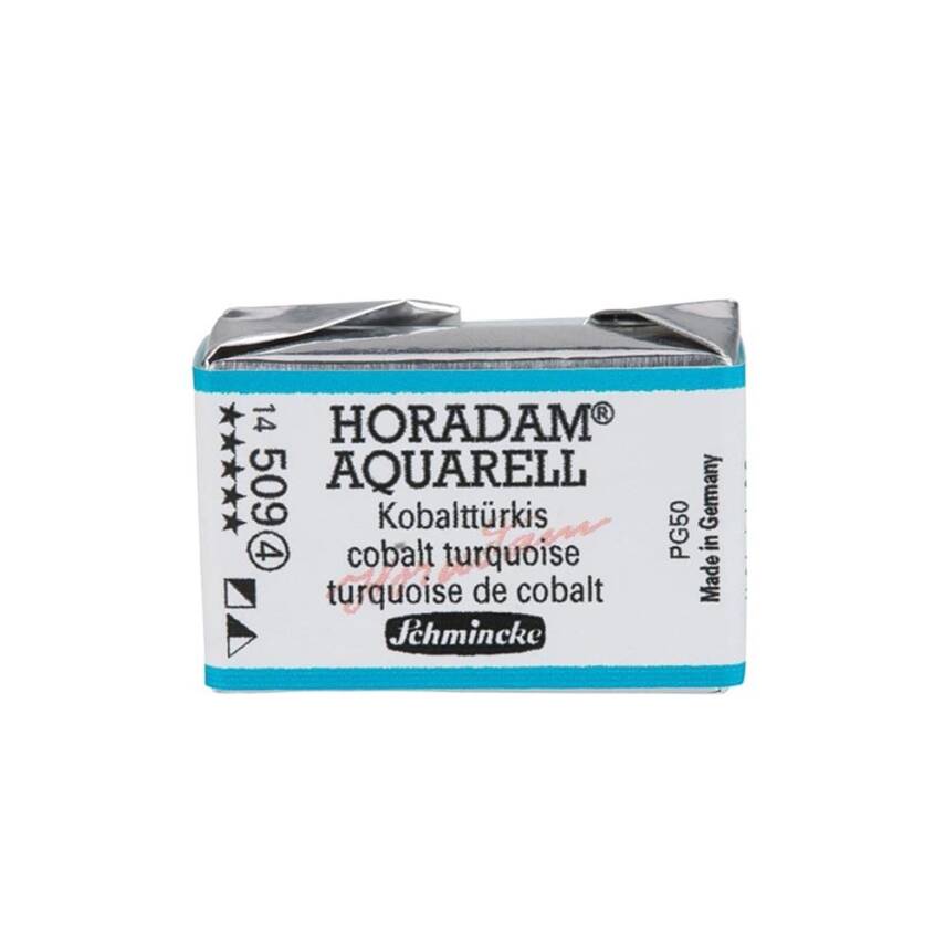 Schmincke Horadam Aquarell Artist Watercolor Full Pan Series 4 509 Cobalt Turquoise - 1