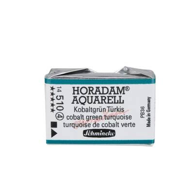Schmincke Horadam Aquarell Artist Watercolor Full Pan Series 4 510 Cobalt Green Turquoise