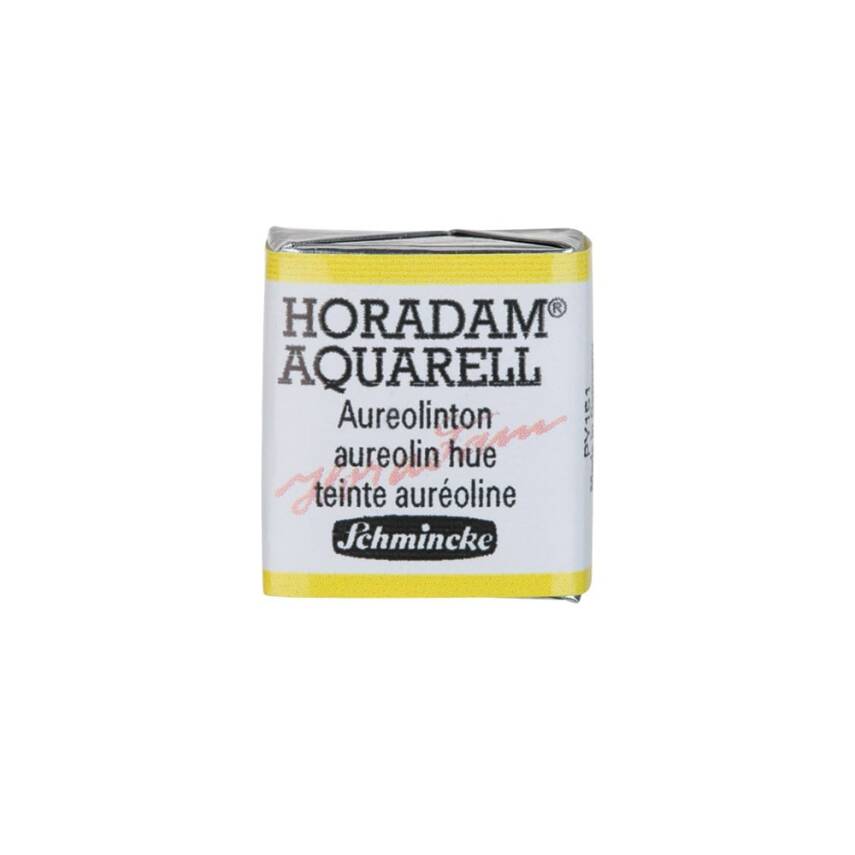 Schmincke Horadam Aquarell Artist Watercolor Half Pan Series 3 208 Aureolin Modern - 1