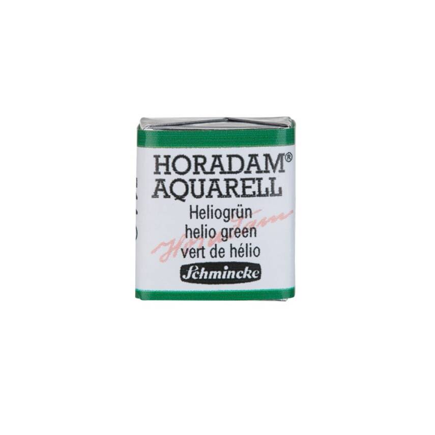 Schmincke Horadam Aquarell Artist Watercolor Helio Green 1/2 Tab. - 1