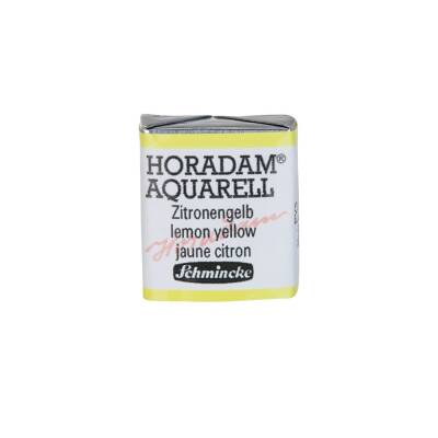 Schmincke Horadam Aquarell Artist Watercolor Lemon Yellow 1/2 Tab.