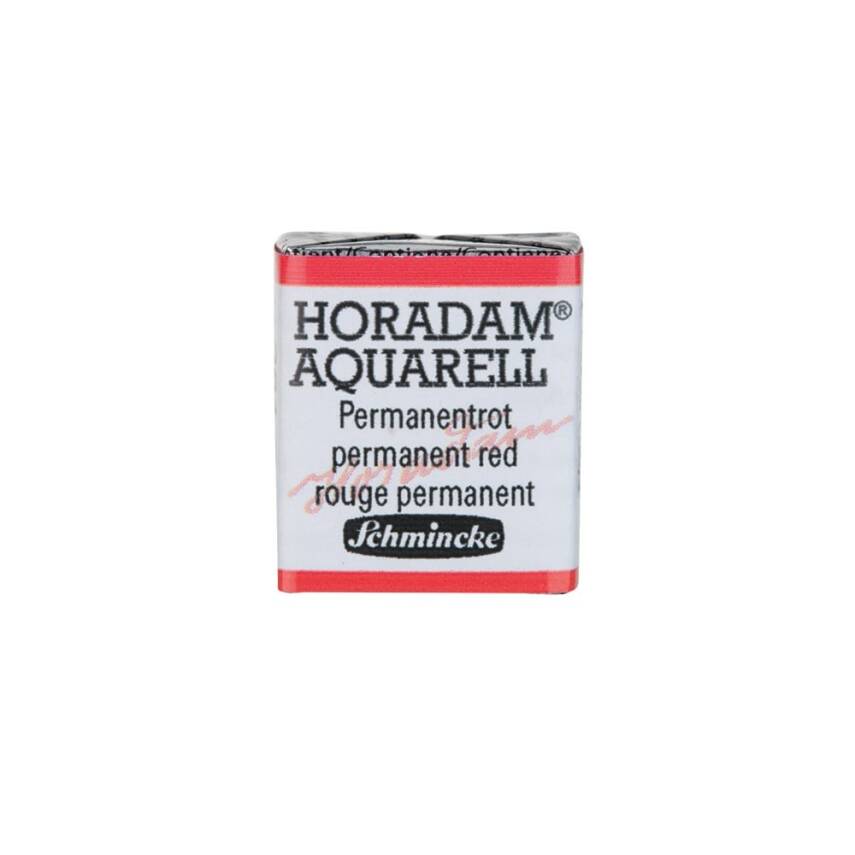 Schmincke Horadam Aquarell Artist Watercolor Permanent Red 1/2 Tab. - 1