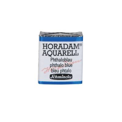 Schmincke Horadam Aquarell Artist Watercolor Phthalo Blue 1/2 Tab.