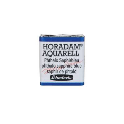 Schmincke Horadam Aquarell Artist Watercolor Phthalo Sapphire Blue 1/2 Tab.